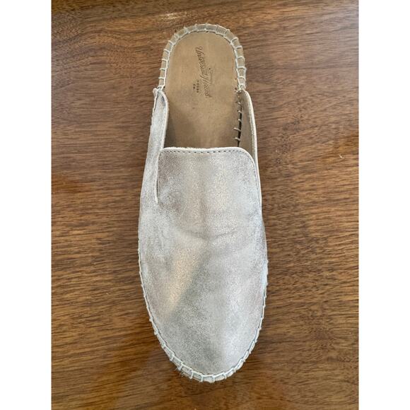 Universal Thread Pink Metallic/Rose Gold Espadrille Mules, Size 7 - Picture 4 of 6